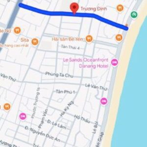 Bán Đất Mặt Tiền Đường Trương Định, Phường Sơn Trà, Đà Nẵng, Gần Biển DT 81,5m2
